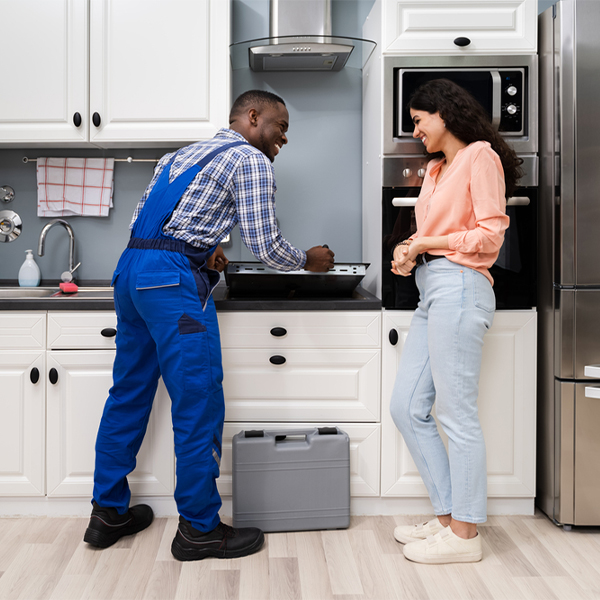 what kind of warranty do you offer on your cooktop repair services in Colorado Acres TX